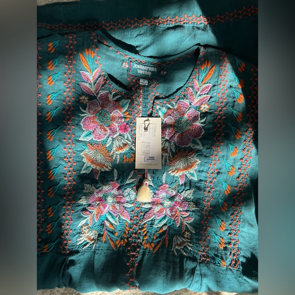 Johnny Was Nena poncho tunic dress